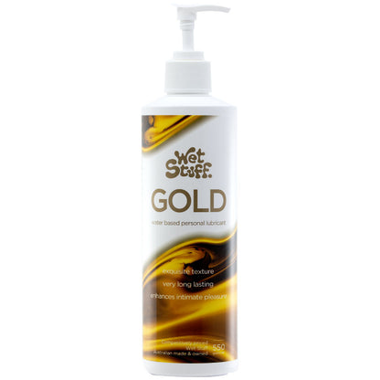 Wet Stuff Gold - 550g Pump - adult store online Australia | anal toys Australia