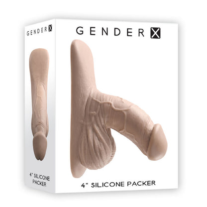 Gender X 4'' SILICONE PACKER LIGHT - male masturbators Australia | condoms online Australia