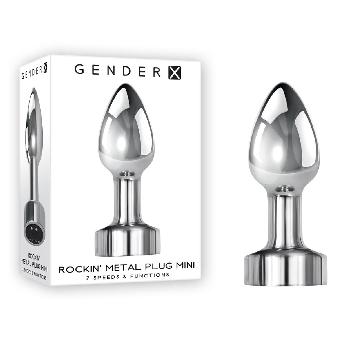 Gender X ROCKIN METAL PLUG MINI - Fetish Gear Australia | Couple Sex Toys in Australia