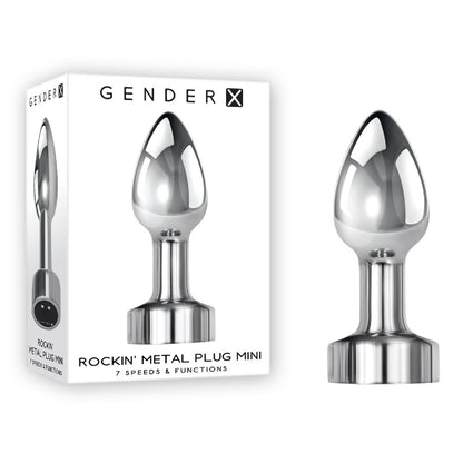 Gender X ROCKIN METAL PLUG MINI - Fetish Gear Australia | Couple Sex Toys in Australia