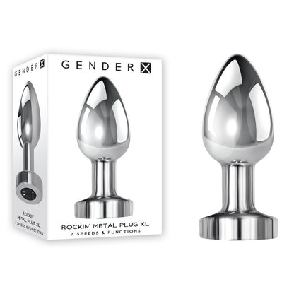 Gender X ROCKIN METAL PLUG XL - Adult Store Australia | cock rings Australia