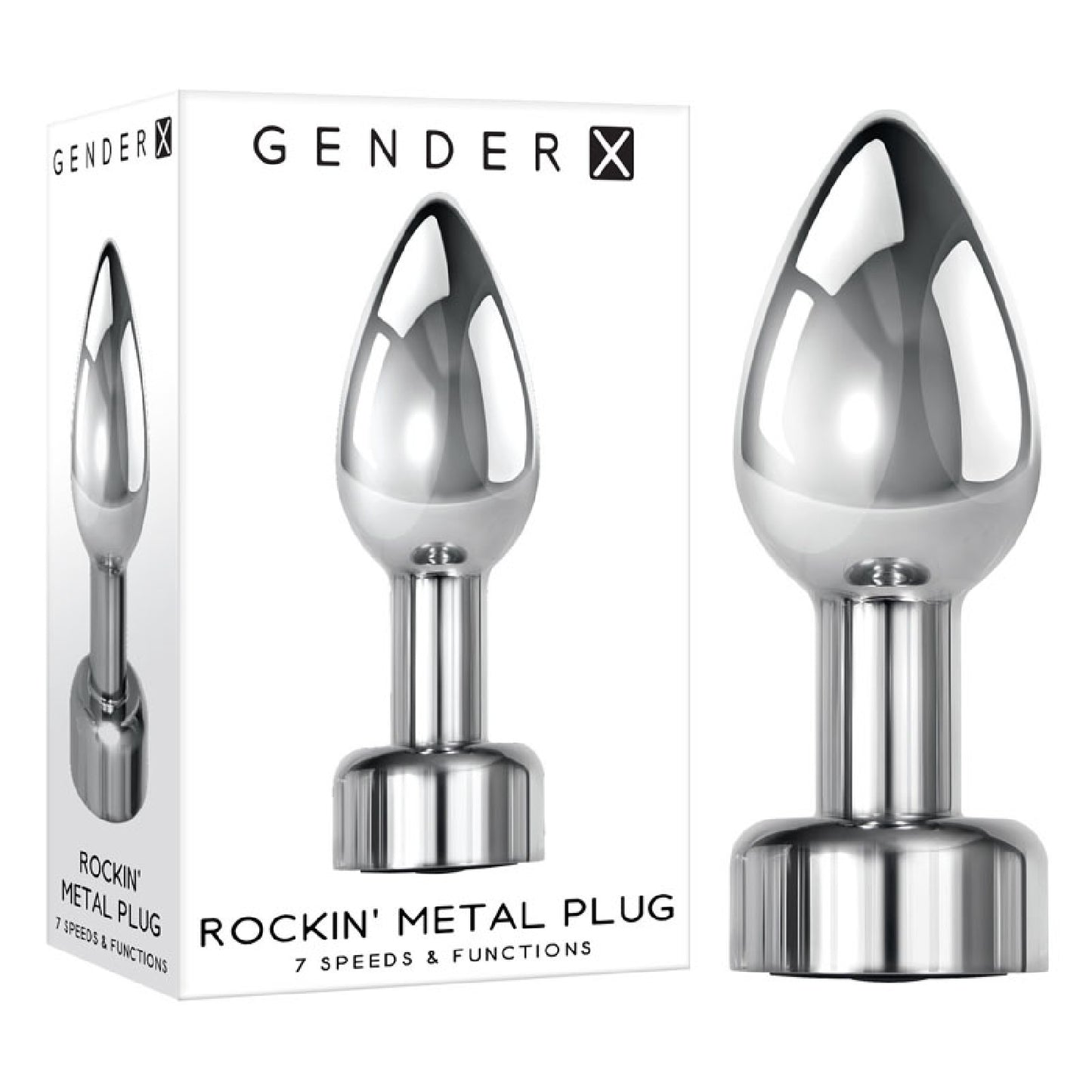 Gender X ROCKIN' METAL PLUG - adult store online Australia | female sex toys