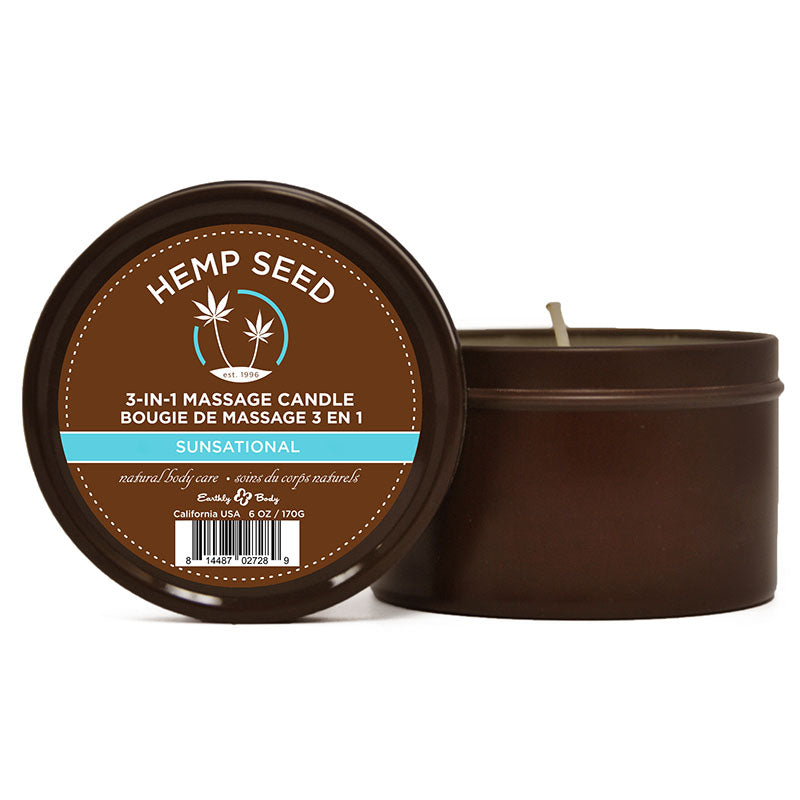 Hemp Seed 3-In-1 Massage Candle - Buy Condoms Online in Australia | male masturbators Australia