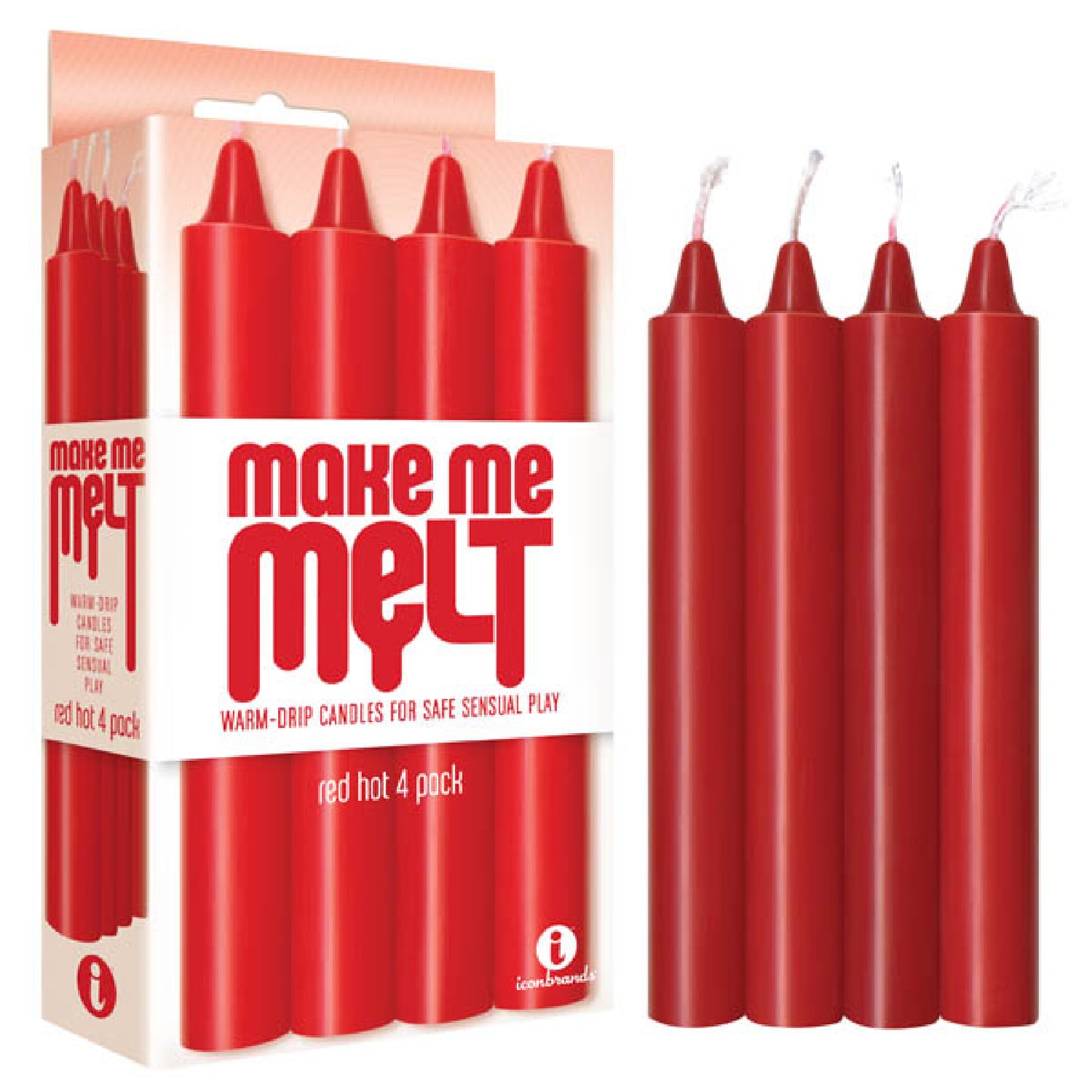 Make Me Melt Drip Candles - Red - online sex shop Australia | female sex toys