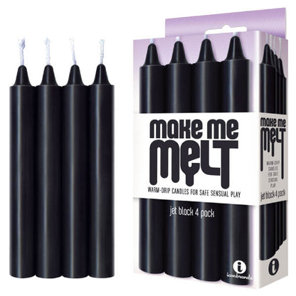 Make Me Melt Drip Candles - Black - male sex toys | dildos Australia