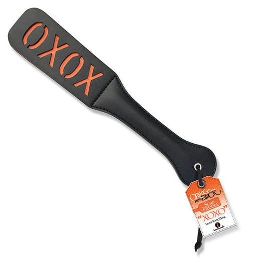 The 9's Orange Is The New Black, Slap Paddle XOXO - sex lubes Aus