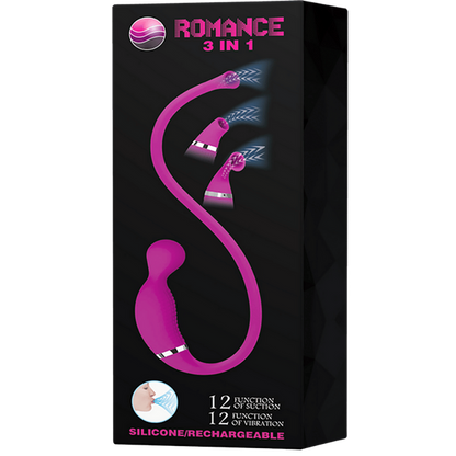 Rechargeable Romance 3in1 Vibrator