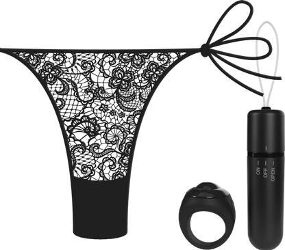 Vibrating Panty Set W/ Remote Ring 4t High Pitch Treble