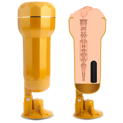 Darcey Realistic Vagina Vibrating Cup