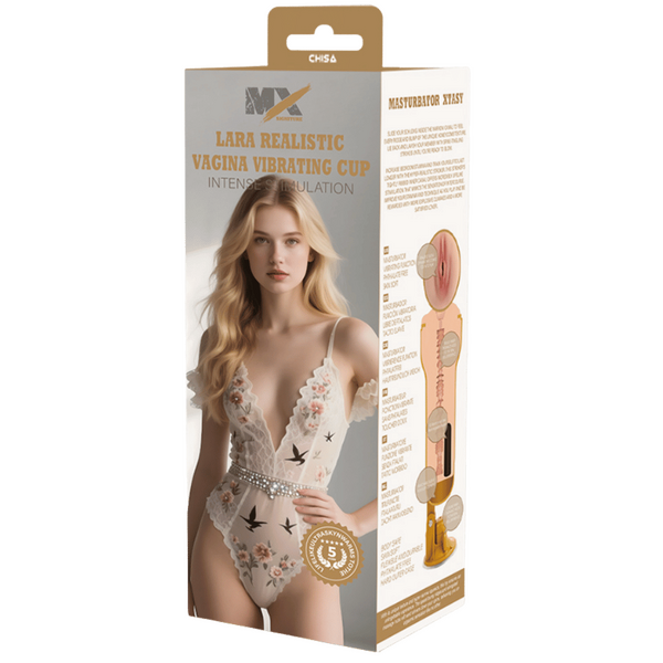 Lara Realistic Vagina Vibrating Cup