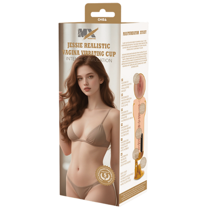 Jessie Realistic Vagina Vibrating Cup