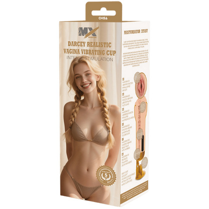 Darcey Realistic Vagina Vibrating Cup