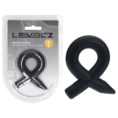 LEVELZ Pencil Liquid Silicone Cock Ring