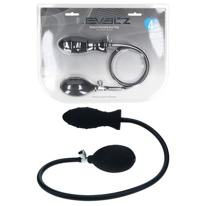 LEVELZ Ribbed Inflatable Anal Plug