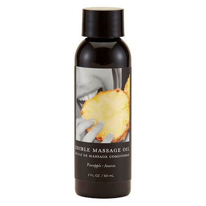 Edible Massage Oil - Pineapple - female sex toys | vibrators Australia