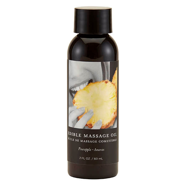 Edible Massage Oil - Pineapple - female sex toys | vibrators Australia