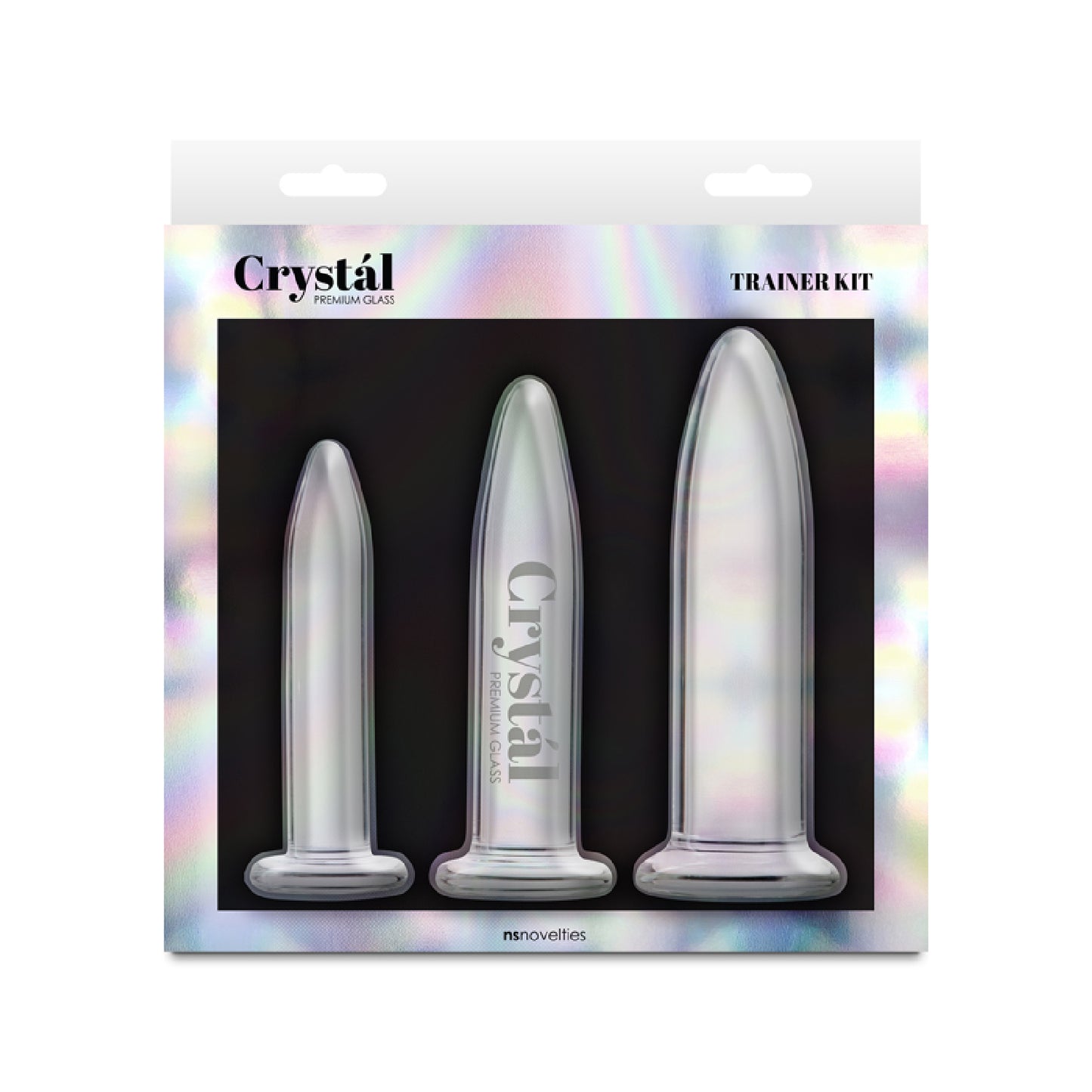 Crystal - 3pc Trainer Kit - Clear - female sex toys | sex lubes Australia