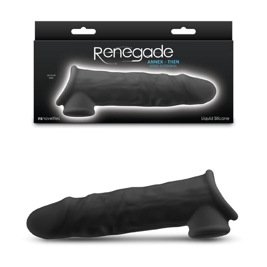 Renegade Annex - Thin - Black - Couple Sex Toys in Australia | sex hygiene products Australia