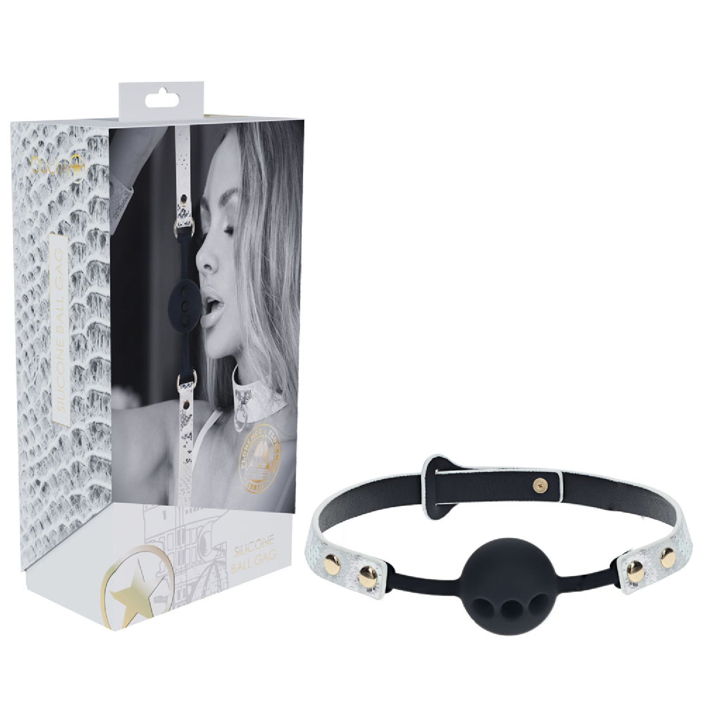 OUCH! Florence Collection - Silicone Ball Gag - fetish gear Australia | Couple Sex Toys in Australia