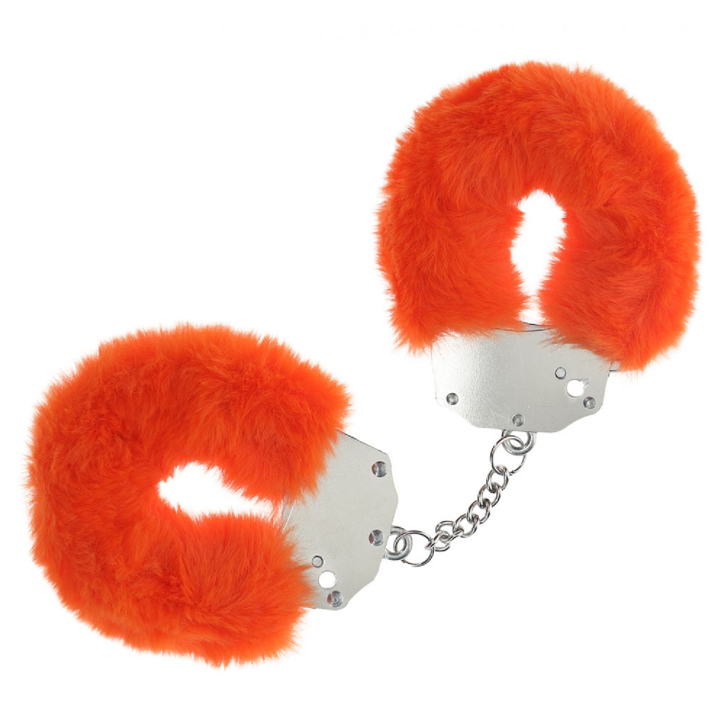 OUCH! Heavy-Duty Fluffy Cuffs - Orange - Buy Sex Swings in Australia | sex hygiene products Australia