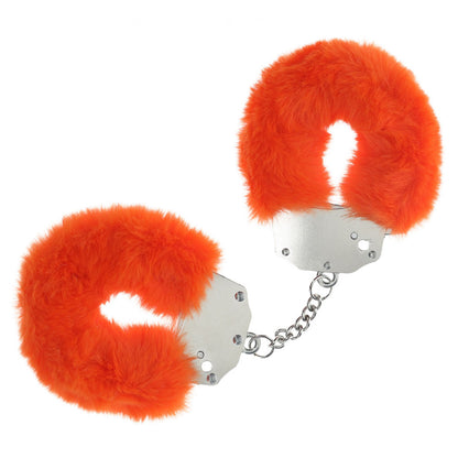 OUCH! Heavy-Duty Fluffy Cuffs - Orange - Buy Sex Swings in Australia | sex hygiene products Australia