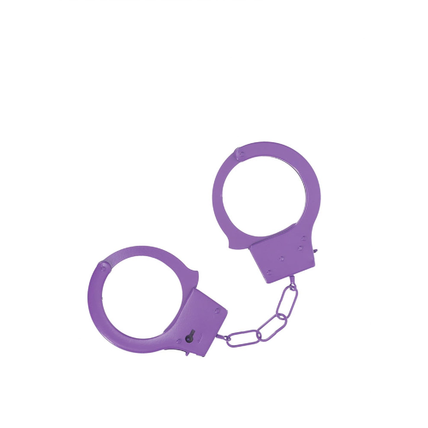 OUCH! Classic Metal Cuffs - Purple - bullet vibrators Australia | Female Strap Ons in Australia