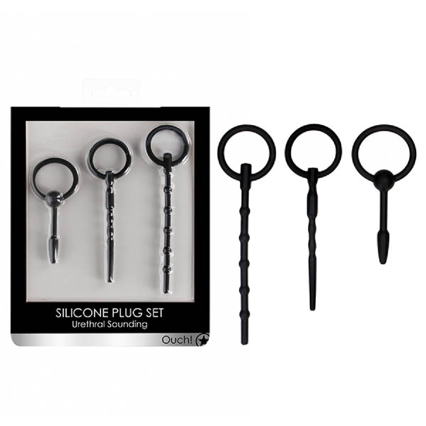OUCH! Urethral Sounding Plug Set - Adult Store Australia | sex hygiene products Australia