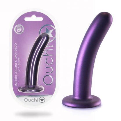 OUCH! Smooth Silicone G-Spot Dildo - 6'' / 14.5 cm - Buy Sex Dolls in Australia | sex kits sets Australia