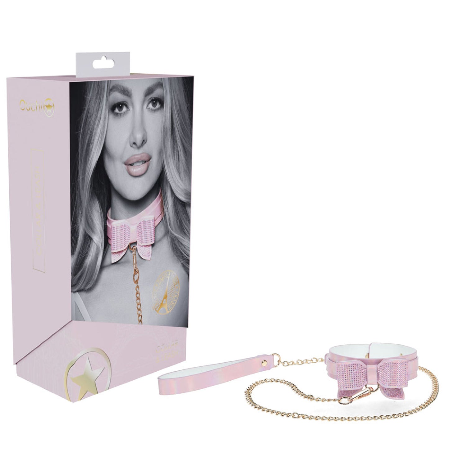 OUCH! Paris Collection - Collar with Leash - Buy Bondage Gear in Australia | Bullet Vibrators in Australia