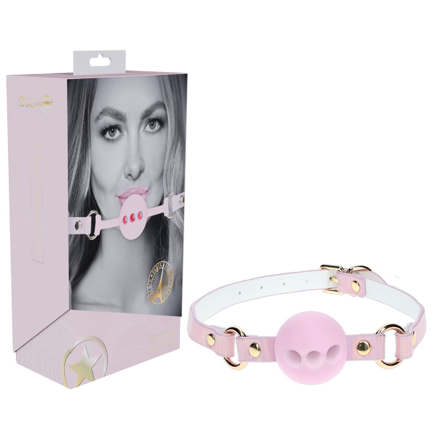 OUCH! Paris Collection - Silicone Ball Gag - Penis Pumps in Australia | Bullet Vibrators in Australia