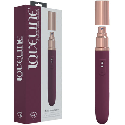 LOVELINE The Traveler - Burgundy - sex kits sets Australia | female strap ons Australia
