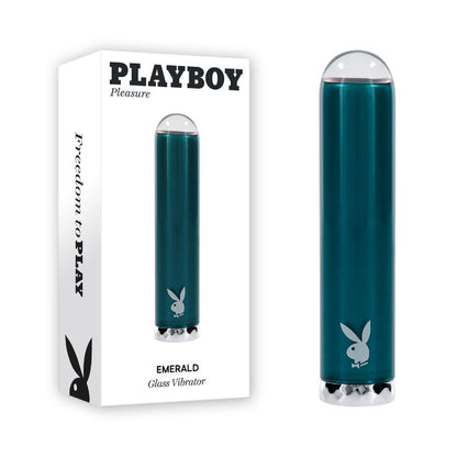 Playboy Pleasure EMERALD - glass sex toys Australia | Buy Condoms Online in Australia