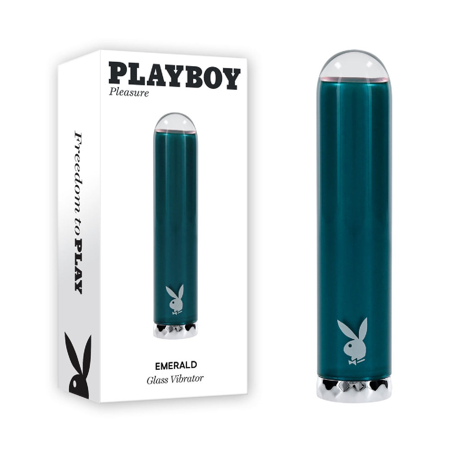 Playboy Pleasure EMERALD - glass sex toys Australia | Buy Condoms Online in Australia