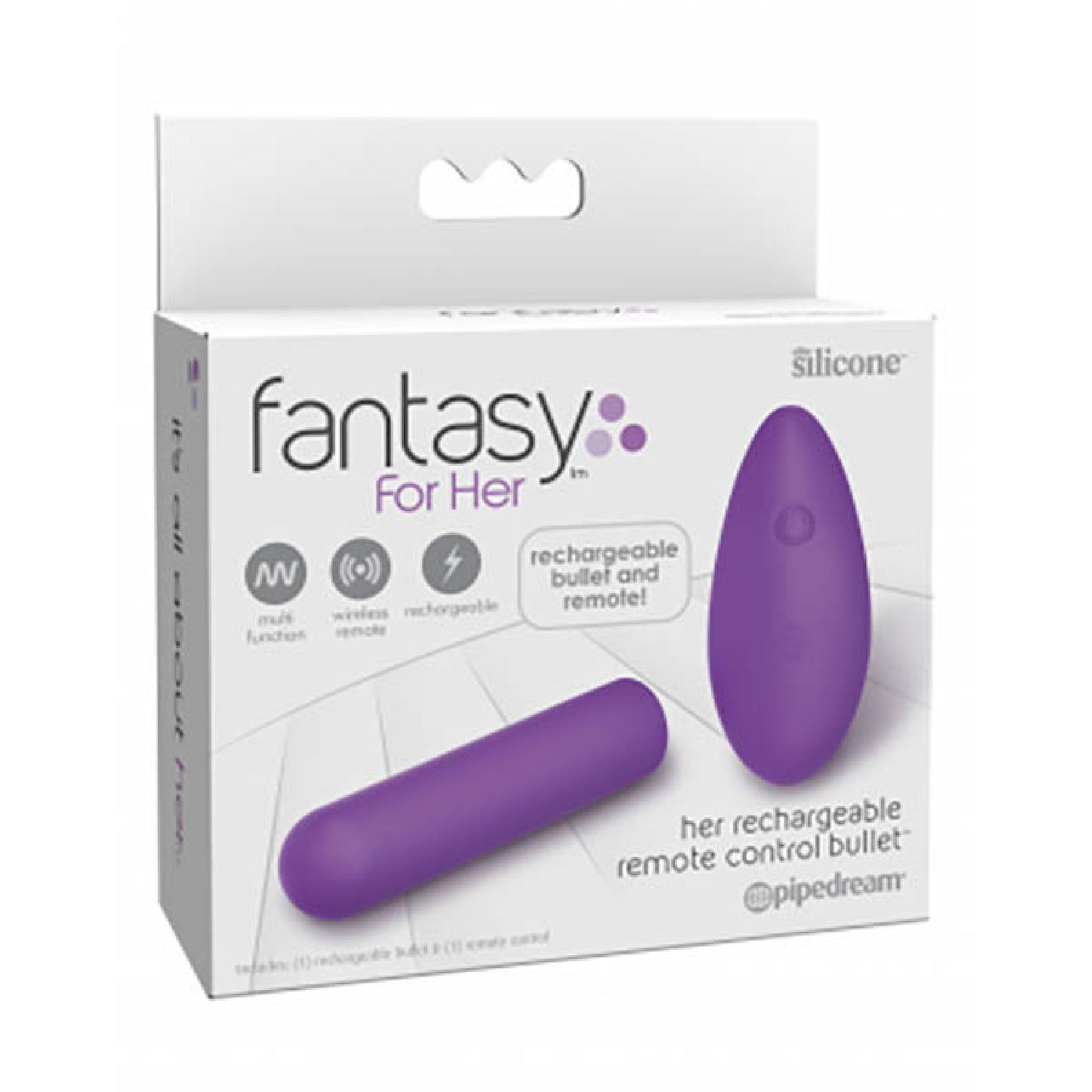 Fantasy For Her Rechargeable Remote Control Bullet - condoms online Australia | sex lubes Australia