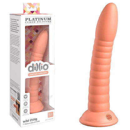 Dillio Platinum Wild Thing - Peach - sex toys, adult | Dildos in Australia