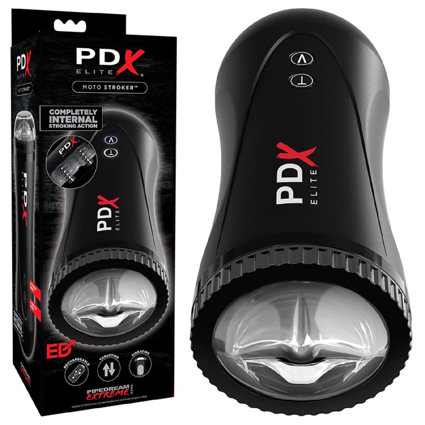 Pipedream Extreme Toyz Elite Moto Stroker - female sex toys | penis pumps Australia