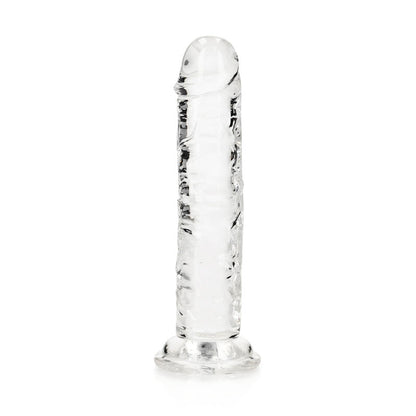 REALROCK 15.5 cm Straight Dildo - Clear