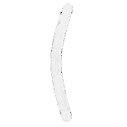 REALROCK 45 cm Double Dong - Clear - online sex shop Australia | cock rings Australia