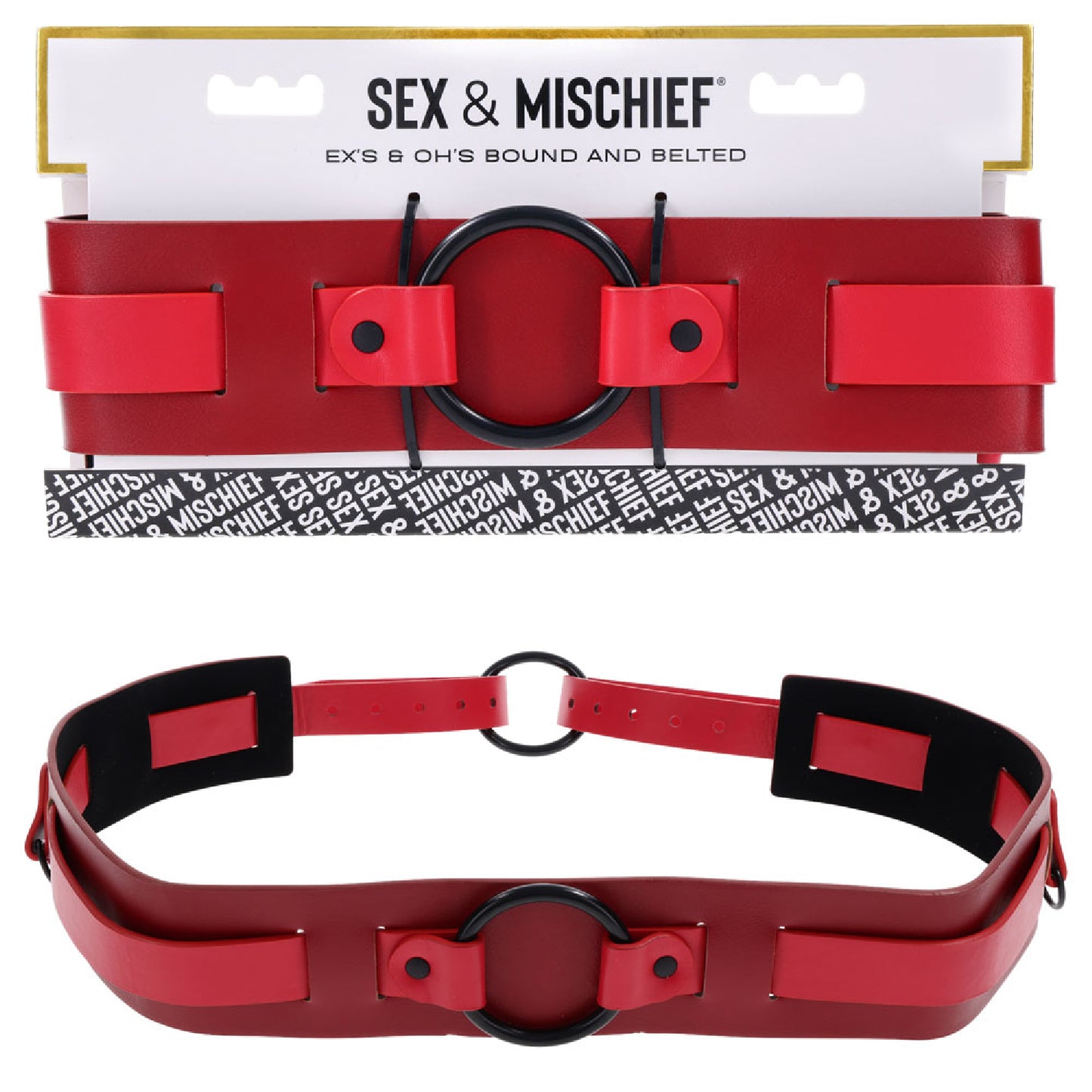 S&M Exs & Ohs Bound and Belted - Best Cock Rings in Australia | Buy Condoms Online in Australia