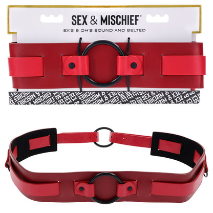 S&M Exs & Ohs Bound and Belted - Best Cock Rings in Australia | Buy Condoms Online in Australia