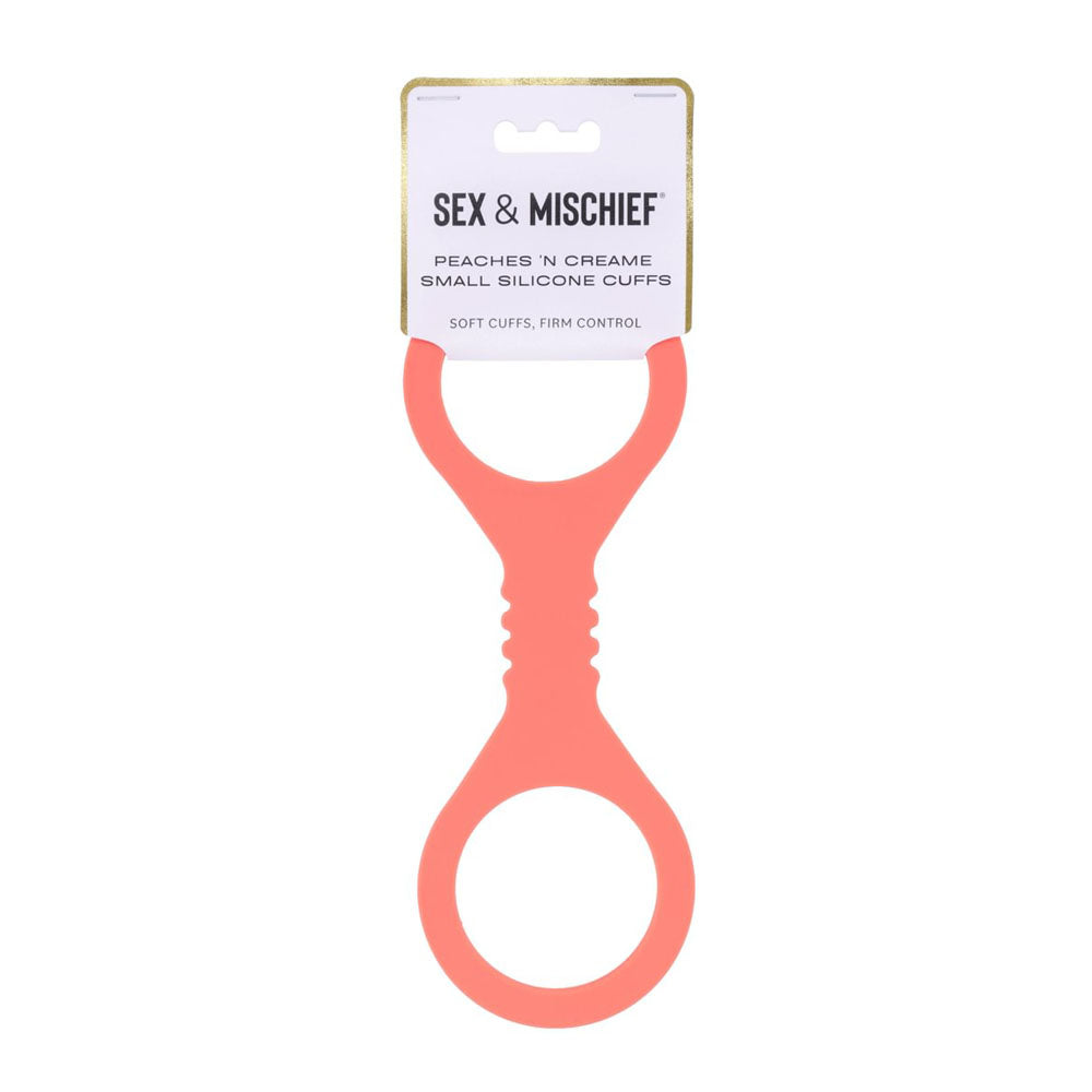 Sex & Mischief Peaches n CreaMe Small Silicone Cuffs