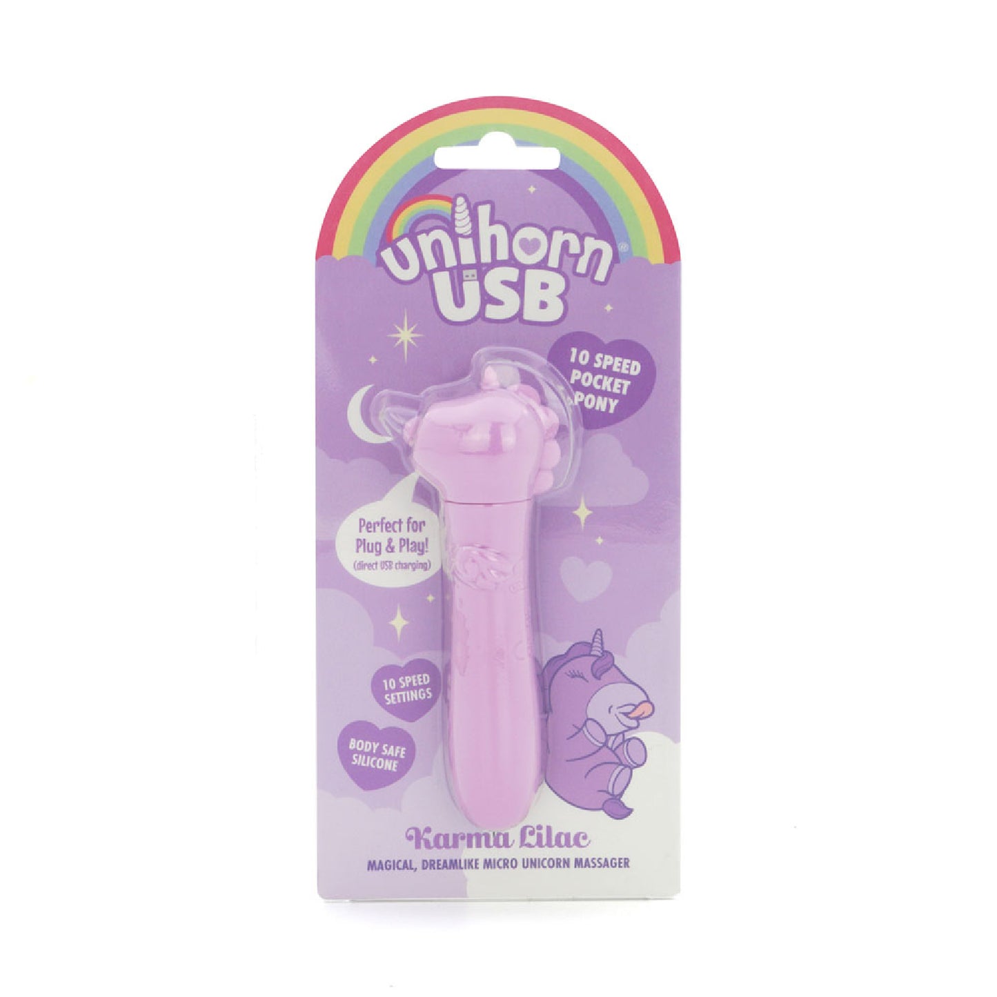 Unihorn - USB Bullet - Karma Lilac - Couple Sex Toys in Australia | female sex toys