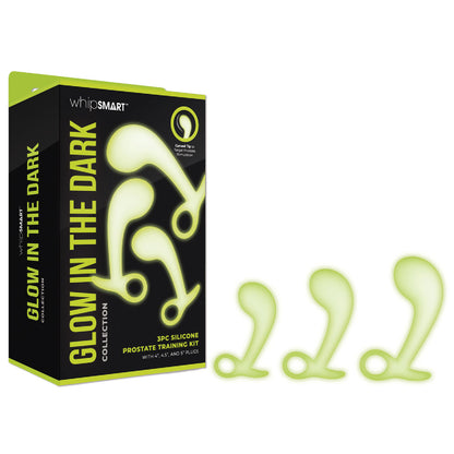 WhipSmart Glow In The Dark 3pc Prostate Training Kit - male sex toys | Buy Sex Swings in Australia