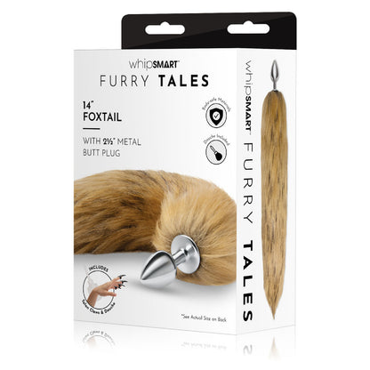 WhipSmart Furry Tales 14 Inch Brown Fox Tail - Strap Ons in Australia | penis pumps Australia