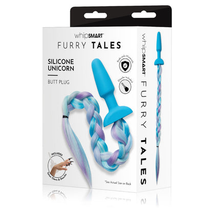 WhipSmart Furry Tales Silicone Unicorn Butt Plug - sex kits Australia | sex lubes Australia