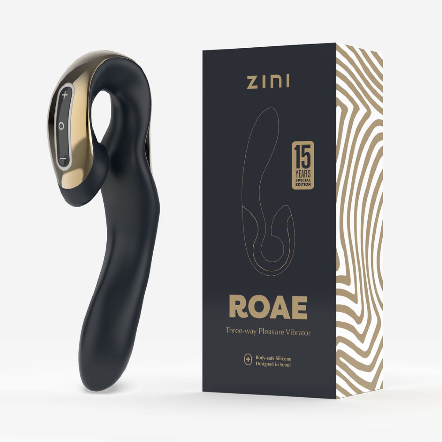 Zini Roae Special Edition - Black/Gold - male masturbators Australia | adult store online Australia